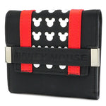 Loungefly X Mickey Blk Red Trifold Wallet